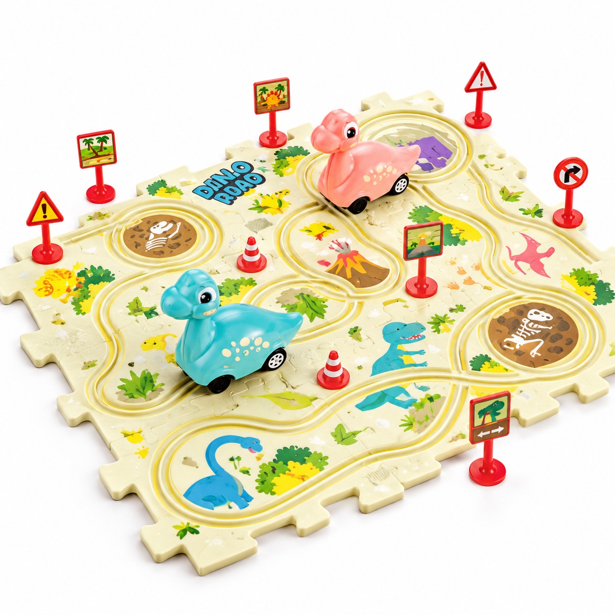 DINOSAUR Railroad Car (26 Pcs)