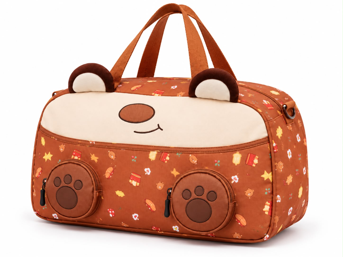 BROWN PAW Duffle Bag