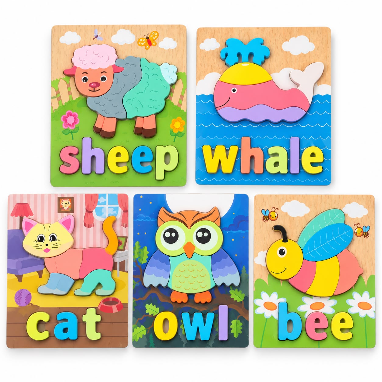 Animal Wooden Puzzle 