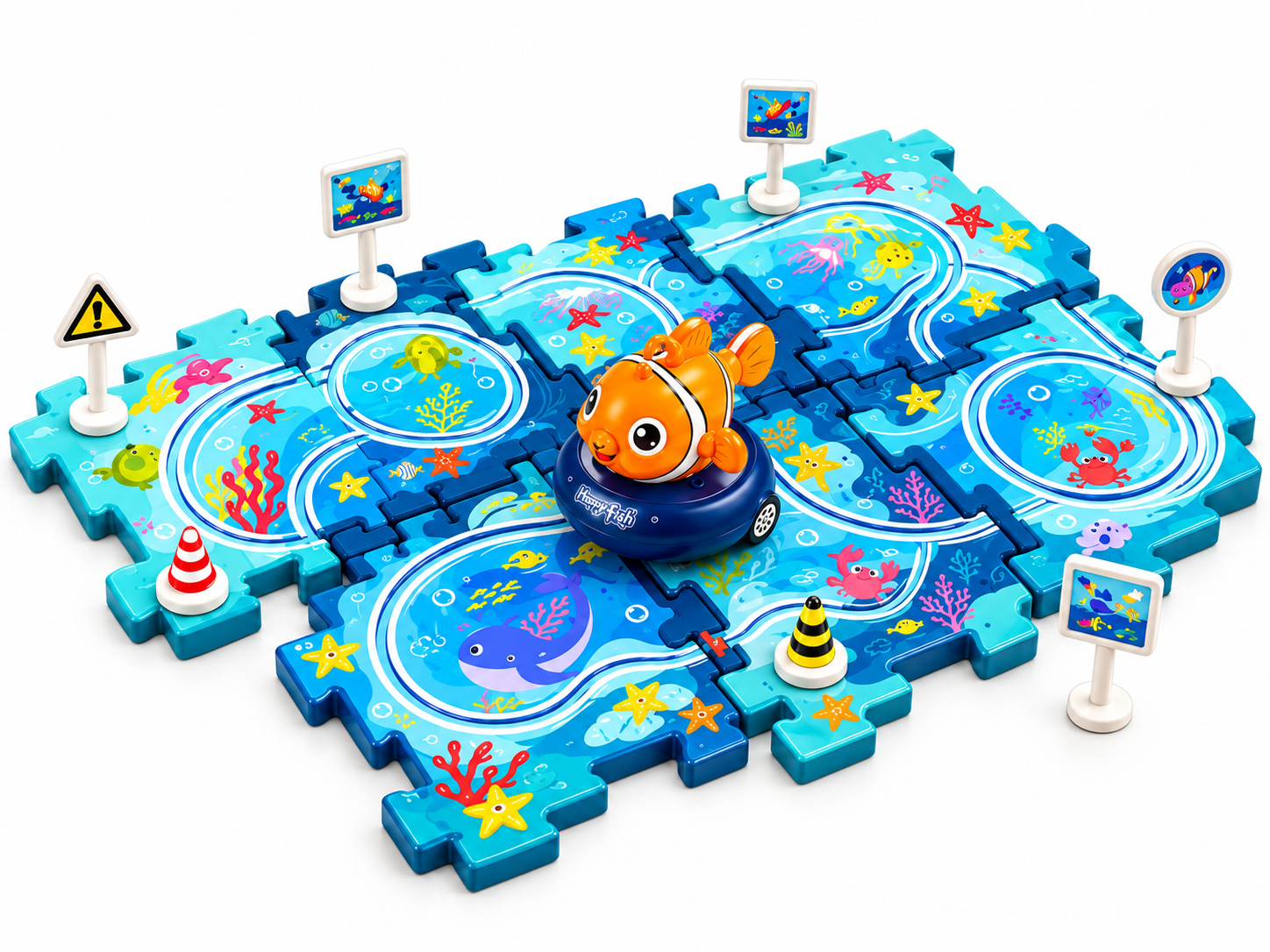 HAPPY FISH Rail set ( 5 pcs)