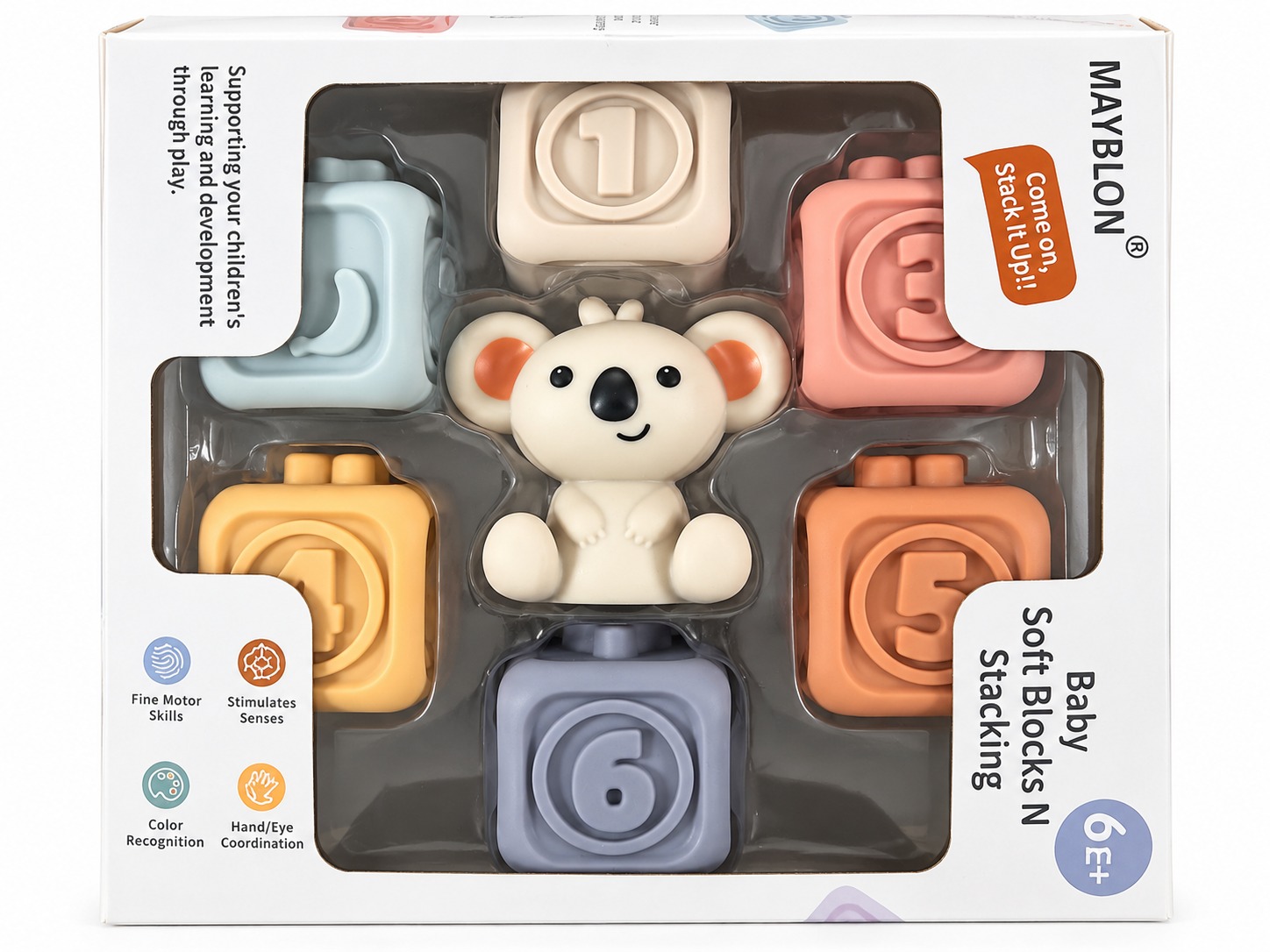 Baby Soft Blocks N Stacking 7pcs set