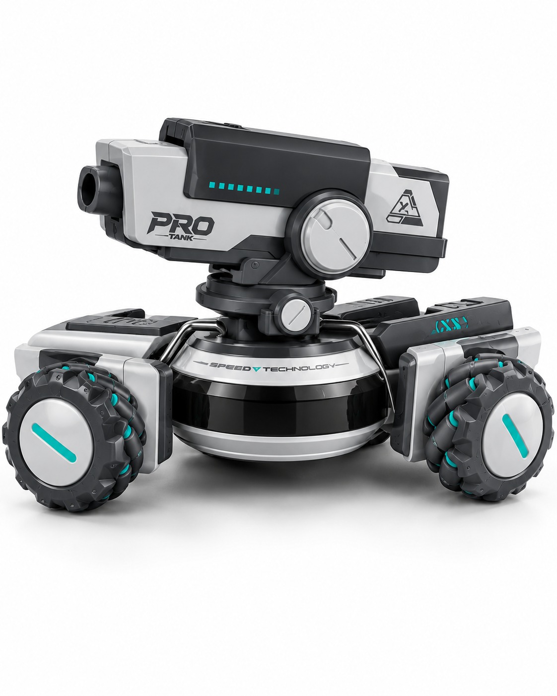 RC Titan Strike Pro Battle Drift Tank โ 2.4G Combat Multi Gray/ White