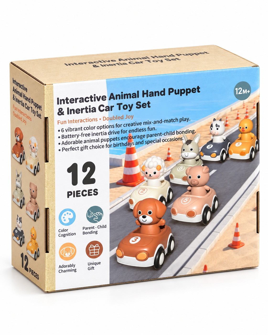 Interactive Animal Hand Puppet and Inertia