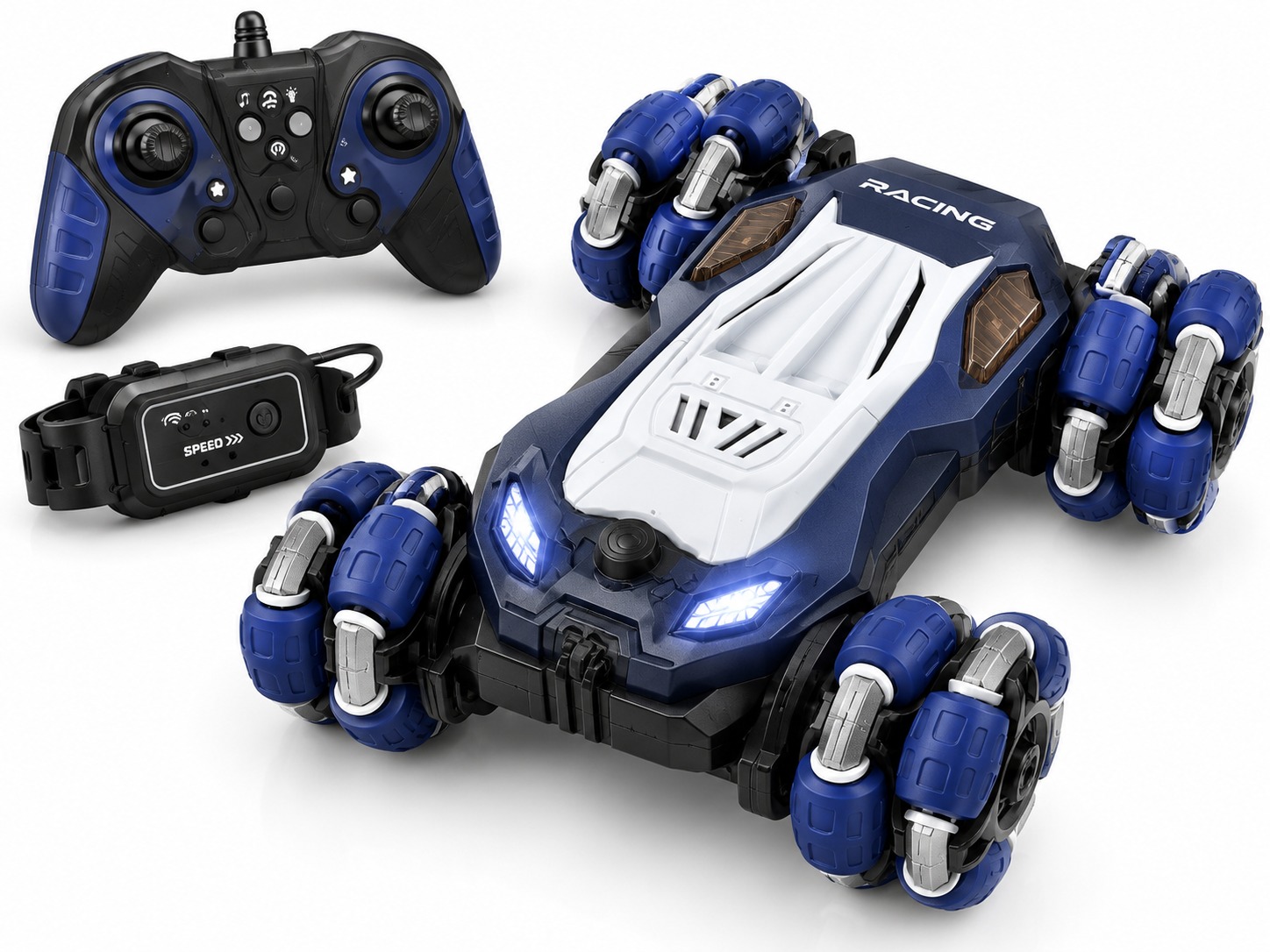 RC Multifunction Racing stunt โ Blue