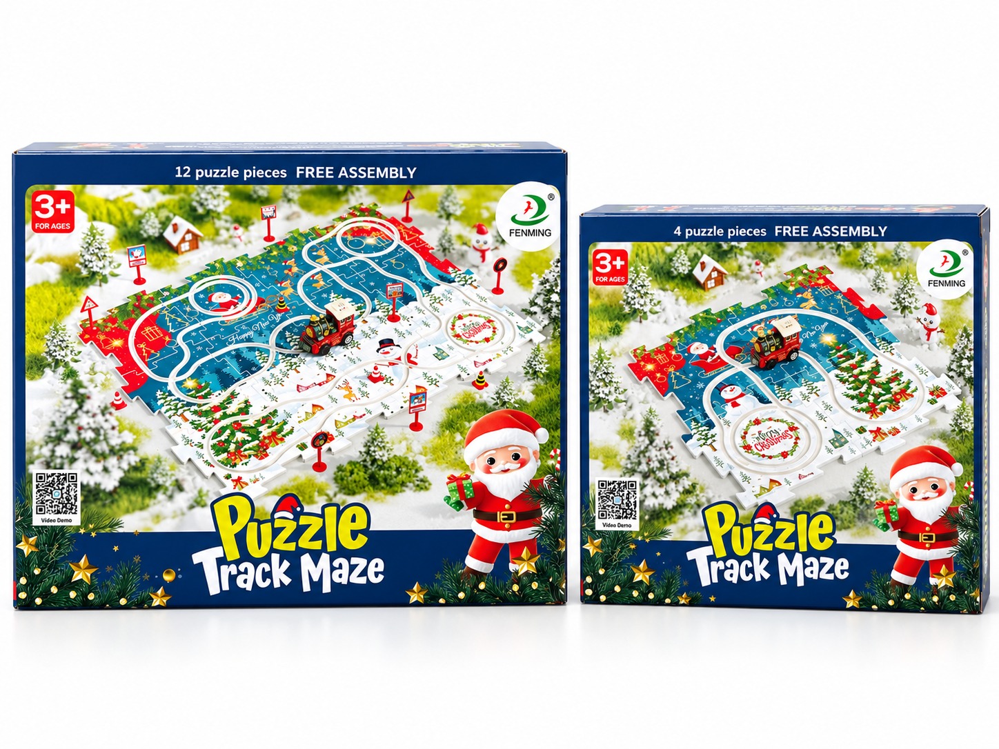 Santa-Christmas-Puzzle-Track